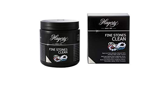 Hagerty Fine Stones Clean I Bagno Ad Immersione Per Gioielli 170 Ml I Pulizia Efficace Per Gioielli Pietre Delicate E Gemme Con Smeraldi Perle Opali C