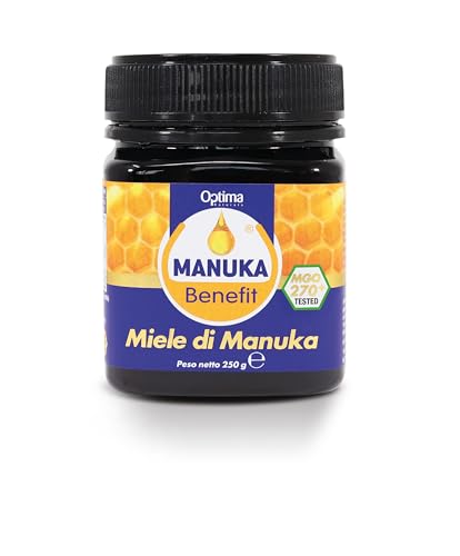 Optima Naturals Miele Di Manuka + 270 Mgo Da 250 G, Manuka Benefit, 30 G