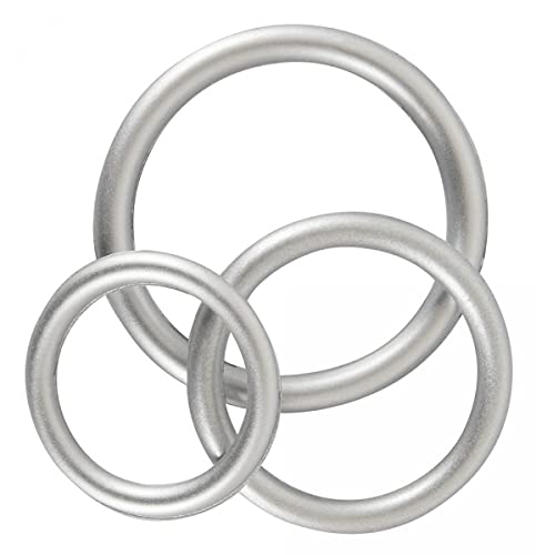 You2Toys Anello Fallico In Silicone Metallico Se Argento