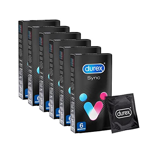 Durex Sync Preservativi, 36 Profilattici