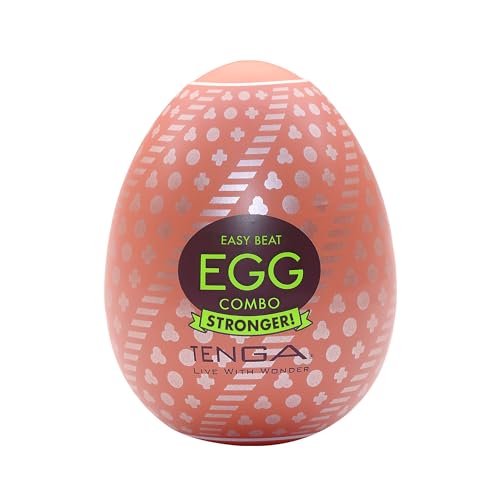 Tenga Egg Hard Combo - Masturbatore Per Uomo - Sex Toy Maschile In Confezione Discreta - Prodotto Monouso - (1 Uovo)
