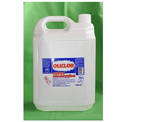 Candeggina Oliclor Ipoclorito Di Sodio In Soluzione Acquosa - Cartone Da 4 Taniche Da 5 Litri (20 Litri)