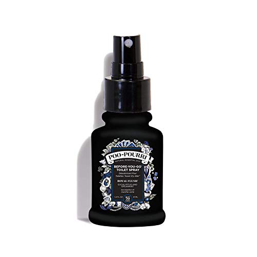 Poo-Pourri, Before You Go Toilet Spray, Paraben Free, Alcohol Free And Non Aerosol, Royal Flush, 1.4Oz/41Ml