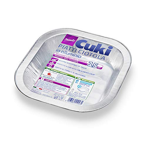 Cuki Piatti Ciotola Cm 18,05X18,05 In Alluminio - 130 G