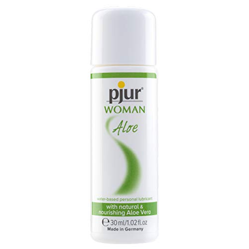 Pjur Woman Aloe - Gel Lubrificante Con Aloe Vera A Base D’Acqua - Per Pelli Femminili Sensibili - Più Divertimento E Cura (30Ml)