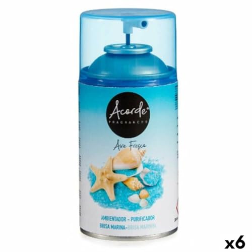 Ricambi Per Diffusore Per Ambienti Brezza Marina 250 Ml (6 Unità)