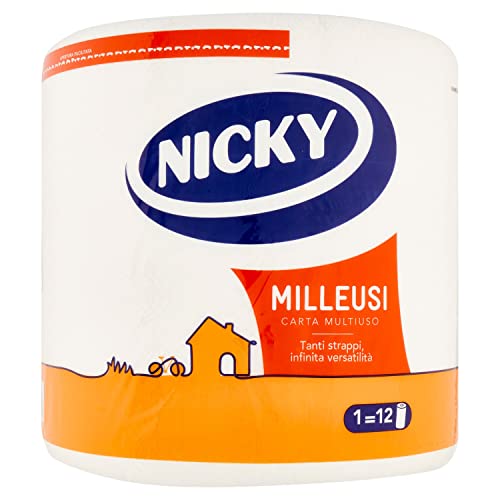 Nicky - Milleusi, Bobina Monorotolo, Guarda La Speciale Trama Super Assorbente A 2 Veli, 1215 G 552 Strappi