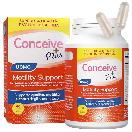 Conceive Plus Supporto Per Motilità Maschile, Supplementi Di Sostegno Della Fertilità, 60 Capsule