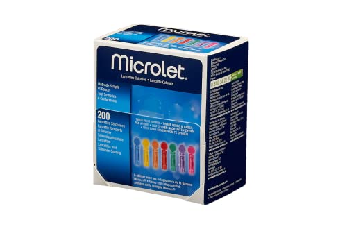 Bayer Diabete Linea Controllo Glicemia Microlet Lancette 200 Lancette Pungidito