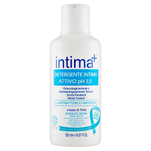 Intima+ | Detergente Intimo Attivo, Detergente Intimo Ph 3.5, Detergente Con Antibatterico Naturale, Detergente A Base Di Timo, Detergente Intimo Donn