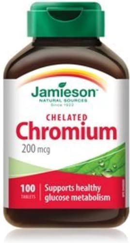 Jamieson Chromium Chelate 200Mcg 100 Tablets