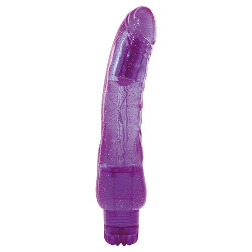 Toyz4Lovers Jammy Jelly Bright Glitter Vibratore, Viola - 1 Prodotto