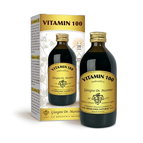 Dr. Giorgini Integratore Alimentare, Vitamin 100 Liquido Analcoolico - 200 Ml