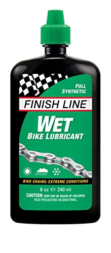 Finish Line Wet Lubrificante Per Moto, In Bottiglia Da Spremere Da 236,6 Ml