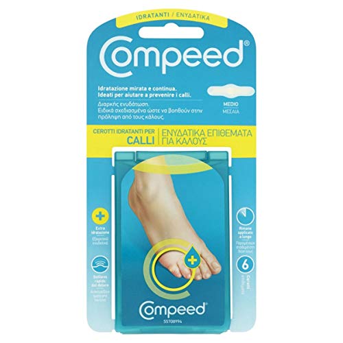 Compeed Cerotti Callifughi Idratanti A Lunga Durata - Per Calli. Studiati Per Combattere I Calli Sul Nascere, 6 Cerotti