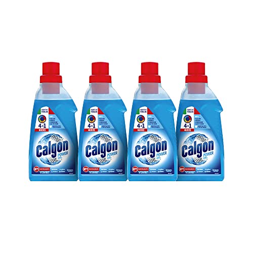 Calgon Power Gel 4 In 1, 4 Confezioni Da 1500 Ml Di Anticalcare Per Lavatrici, Additivo Per Una Protezione Da Calcare, Corrosione, Sporco E Cattivi Od