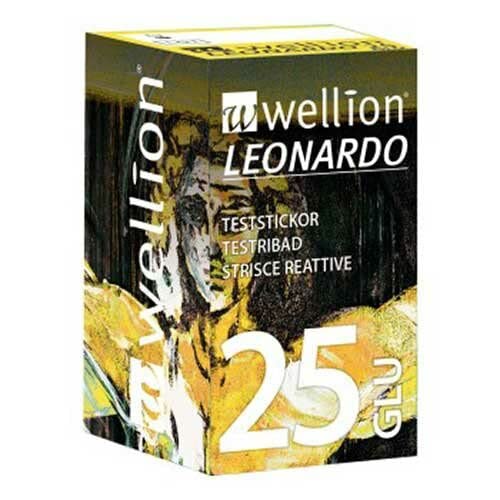 Med Trust Dispositivo Medicale Wellion Leonar Strips, 25 Strisce
