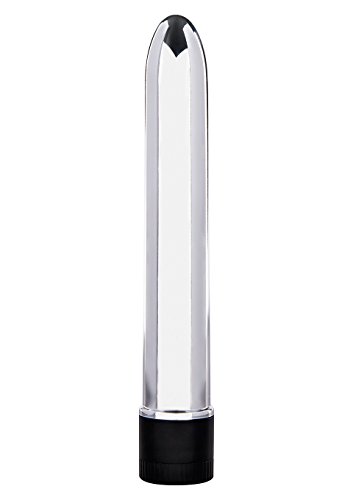 Sex Toys Vibrator Retro Ultra Slimline Vibe Silver Sexy Shop