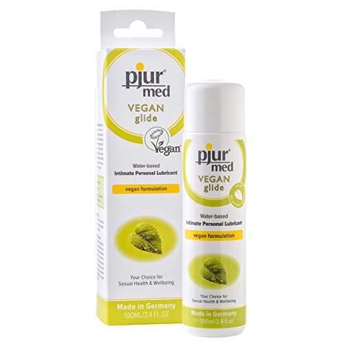 Pjur Med Vegan (100Ml) - Gleitgel Auf Wasserbasis - Ph-Optimiert & Ohne Tierversuche - Für Sensible Schleimhaut Im Intimbereich