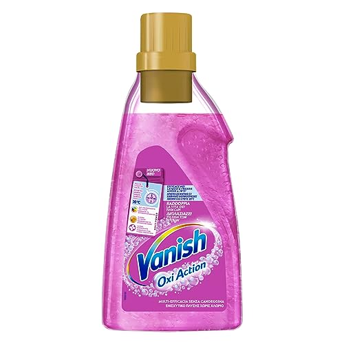 Vanish Oxi Action Multipower Gel Rosa, Smacchiatore Per Capi Colorati, 1 Confezione Da 1.5 L Di Smacchiatore Per Bucato, Additivo Lavatrice Multiazion