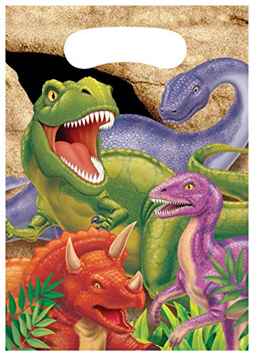 8 Buste Regalo Di Compleanno Dinosauri
