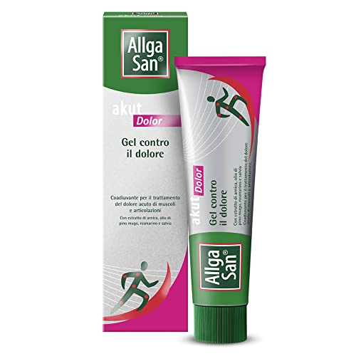 Allga San Akut Dolor -Arnica Per Cavalli Uso Umano Arnica Gel Forte 100 Ml, Utilizzabile Come Crema Per Dolori Articolari E Muscolari, Ideale Per Mass