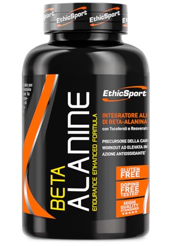 Ethicsport - Beta Alanina - Barattolo Da 90 Cpr X 1450 Mg - Integratore Alimentare Con Azione Antiossidante Per Sport Ad Elevata Intensità