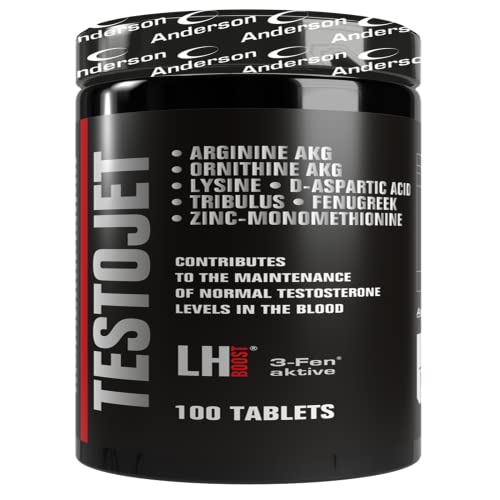 Anderson Testojet Testosterone Booster Arginina - Ornitina Akg - 100 Compresse