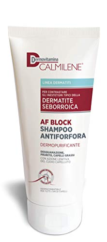 Calmilene Af Block - Shampoo Antiforfora - Shampoo Capelli Grassi - Shampoo Per Contrastare Gli Inestetismi Tipici Della Dermatite Seborroica - Per Tu