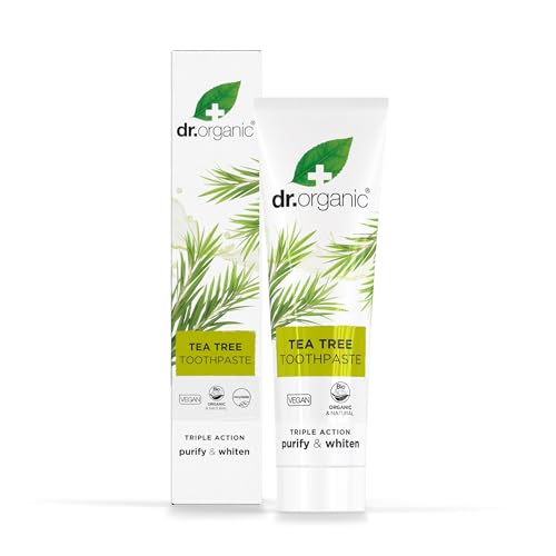 Dr Organic Tea Tree Dentifricio, 100Ml