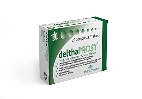 Delthaprost, Integratore Alimentare Per La Prostata A Base Di Cellule Staminali Vegetali Di Ajuga, Pea, N-Acetilcisteina, Curcuma Fosfolipide, Resvera