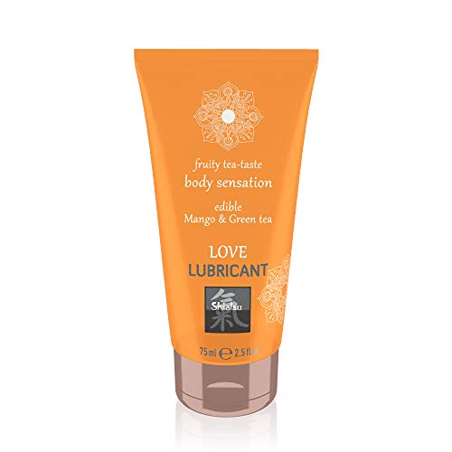 Shiatsu Love Lubricant Comestible - Mango Y Té Verde - 90 Gr