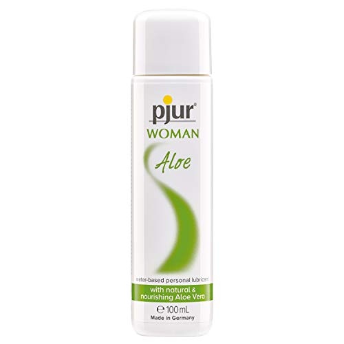 Pjur Woman Aloe - Gel Lubrificante Con Aloe Vera A Base D’Acqua - Per Pelli Femminili Sensibili - Più Divertimento E Cura (100Ml)