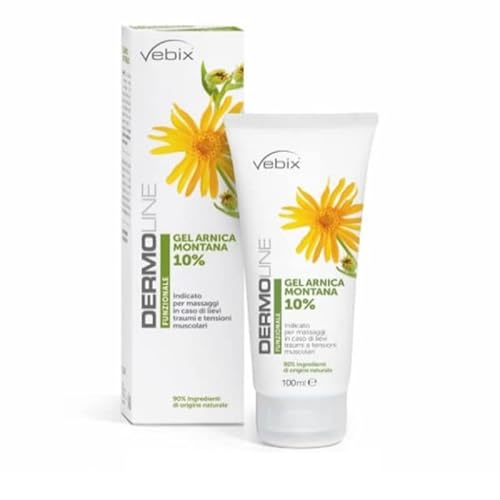 Vebix Dermoline Funzionale - Gel Arnica Montana 10% Dona Sollievo, 100Ml