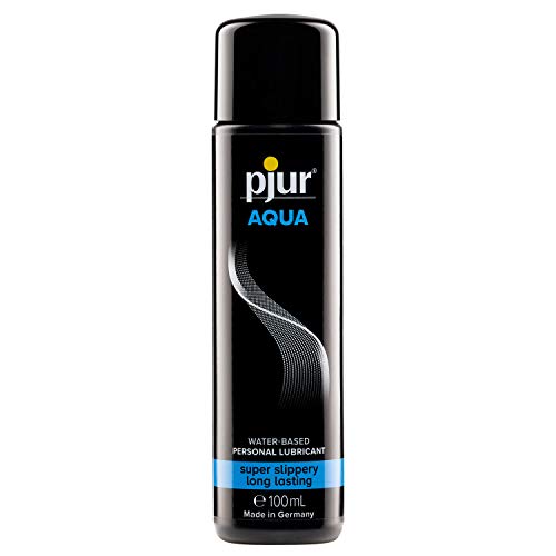 Pjur Aqua - Gel Lubrificante Premium A Base D’Acqua - Lubrificazione Eccellente, Idrata E Non Appiccica - Anche Per Sex Toy (100Ml)