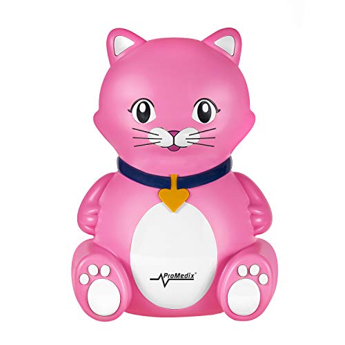 Promedix Pr-816 Inalatore Per Bambini (Gatto) Set: Nebulizzatore, Bocchino, Filtri Dell'Aria