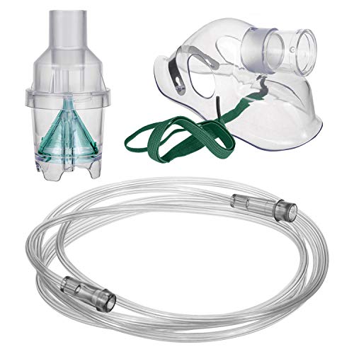 Kit Per Inalatore - Maschera Per Bambini, Nebulizzatore, Tubo Flessibile Set Per Inalatore
