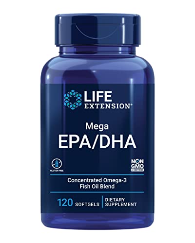 Life Extension Mega Epa Dha Softgels, 120 Count