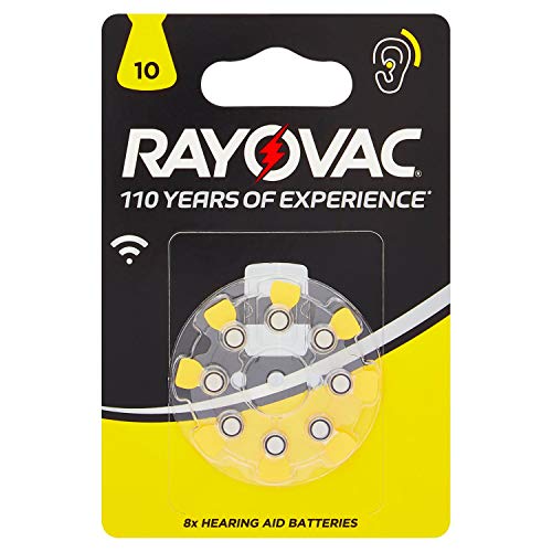 Varta Rayovac 4610745418 Batterie Acustiche 10, Zinco/Aria, Senza Mercurio