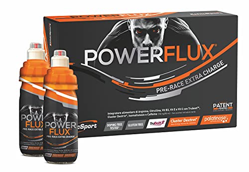 Ethicsport - Powerflux - Confezione Da 5 Flaconi X 85 Ml - Integratore Alimentare Di Arginina, Citrullina, Vit. B3, Vit. E, Vit. C Con Trubeettm, Clus