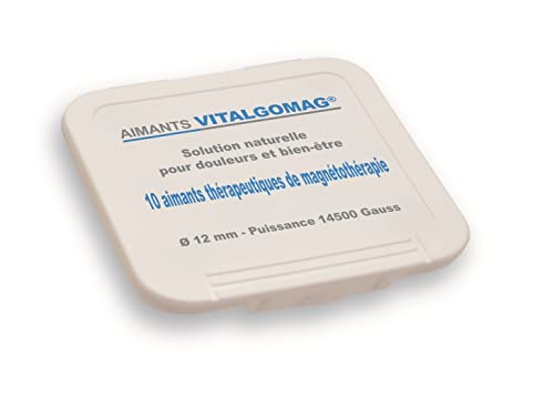 Magneti Terapeutici Da 14.500 Gauss E 12 Mm Vitalgomag - Magneti Per Magnetoterapia - Magneti Antidolorifici - Magneti Per Cure Mediche - Magneti Per