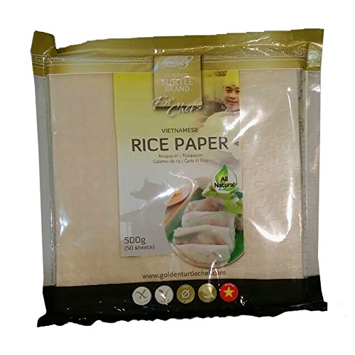 Fogli Di Riso Quadrati 19Cm Per Involtini Primavera 50 Fogli 500G