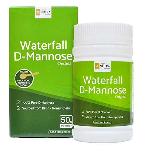Waterfall D-Mannose In Polvere | D-Mannosio Di Betulla Pura 50G | Sc Nutra