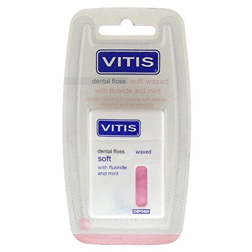 Vitis Dental Floss Soft Waxed With Fluoride And Mint By Vitis
