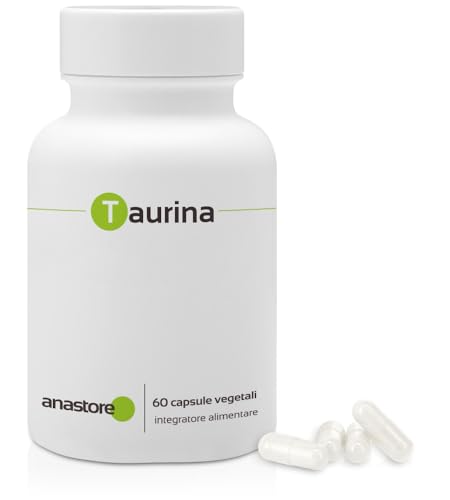 Taurina * 500 Mg / 60 Capsule * Adatto A Vegani E Vegetariani * Purezza Garantita Superiore Al 99%
