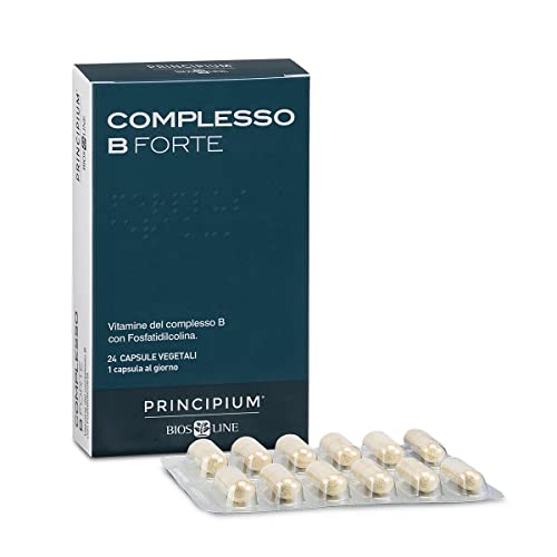 Bios Line Principium Complesso B Forte, Integratore Composto Dalle Vitamine Del Gruppo B, Integratore Compresse Per Il Funzionamento Del Sistema Nervo