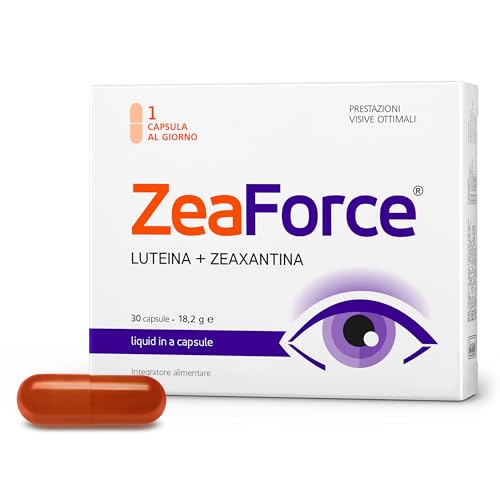 Zeaforce: Prestazioni Visive Ottimali Con 1 Capsula Al Dì. Composizione Concentrata. Azione Multidirezionale. Formula Liquida Per Un’Assimilazione Com