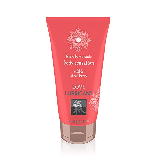 Shiatsu Love Lubricant Comestible - Fresa - 90 Gr