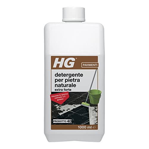 Hg Natural Stone Cleaner Detersivo Per Pavimenti In Pietra Naturale, Rimuove Grasso E Sporco Ripristina La Lucentezza Delle Piastrelle In Marmo, Grani