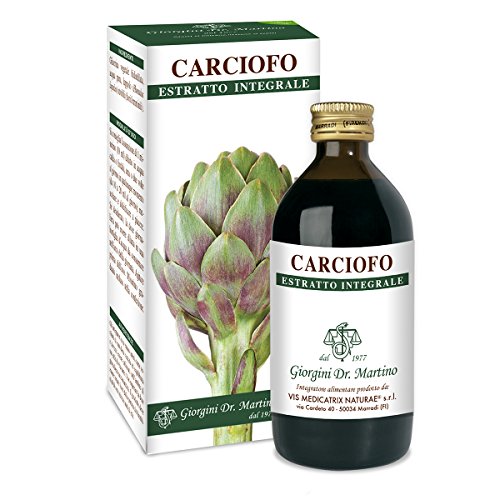 Dr. Giorgini Integratore Alimentare, Carciofo Estratto Integrale Liquido Analcoolico - 200 Ml